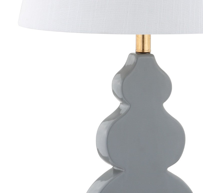 HomeRoots 29 Inch Glam Gold Table Lamp with Drum Shade for Living Room Bedside Accent Lighting 715922