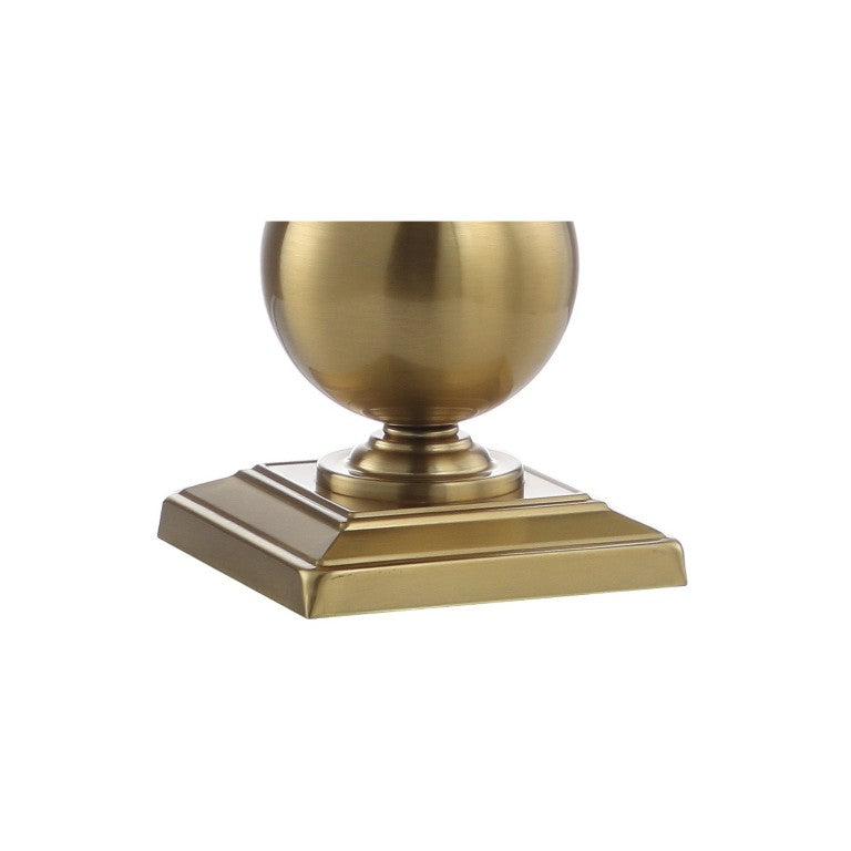 HomeRoots 33 Inch Gold Table Lamp with Drum Shade Adds Glamorous Ambiance to Any Room 715926