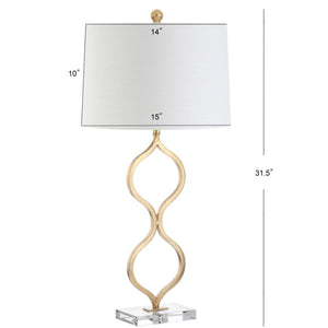 HomeRoots 33" Elegant White Table Lamp with Gray Linen Globe Shade - LED-Compatible for Soft Ambient Lighting 715930