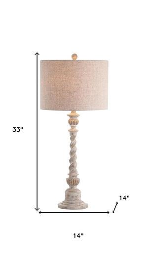 HomeRoots 29" Elegant Gold Table Lamp with Globe Shade - Soft Lighting for Home, Office & Entryway Décor 715932
