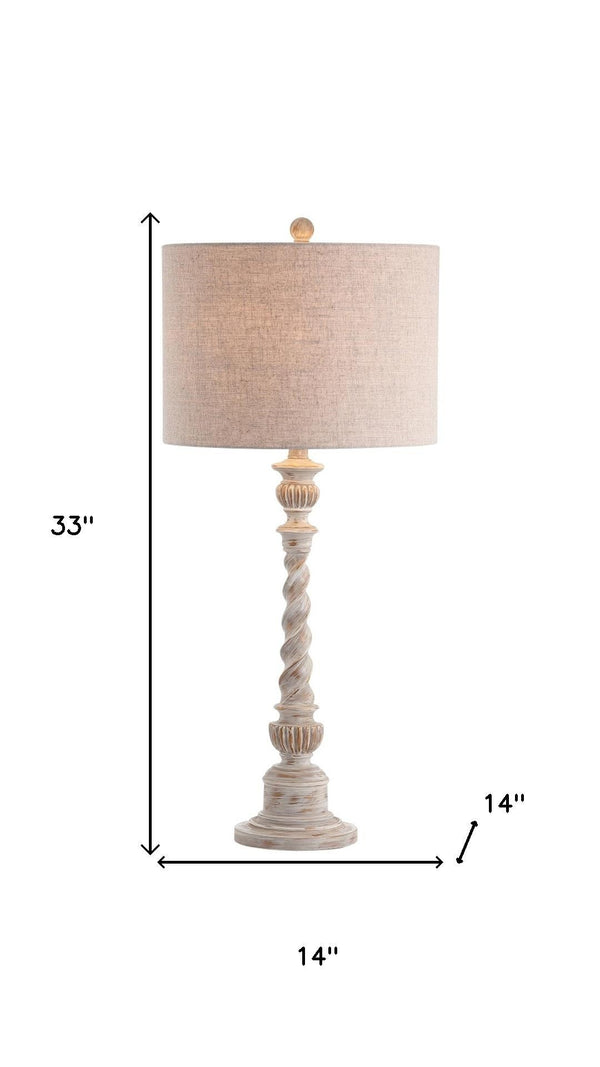 HomeRoots 29" Elegant Gold Table Lamp with Globe Shade - Soft Lighting for Home, Office & Entryway Décor 715932
