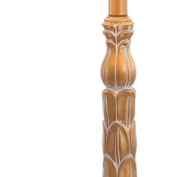 29 Inch Antiqued Gold Table Lamp Featuring a Classic Drum Shade for Elegant Interiors