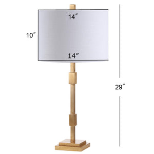 HomeRoots 26" Dark Gray Table Lamp with Elegant Drum Shade – Modern Design for Warm, Inviting Illumination 715933