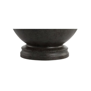 HomeRoots 29" Elegant Brown Resin Table Lamp with Globe Shade for Modern, Cozy Lighting in Any Room 715934