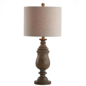 HomeRoots 26" Clear Novelty Table Lamp - Elegant Globe Shade for Warm Ambient Lighting in Any Room Decor 715935