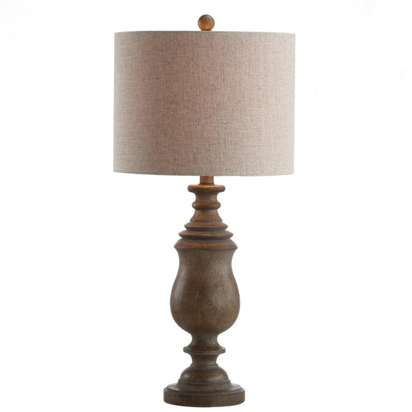 HomeRoots 26" Clear Novelty Table Lamp - Elegant Globe Shade for Warm Ambient Lighting in Any Room Decor 715935