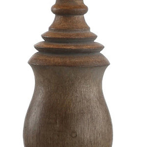 HomeRoots 26" Clear Novelty Table Lamp - Elegant Globe Shade for Warm Ambient Lighting in Any Room Decor 715935
