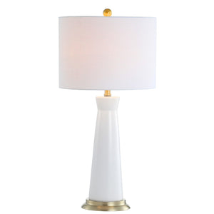 HomeRoots 30" Gold Table Lamp with Elegant Globe Shade - Modern LED Accent for Home & Office Decor 715942