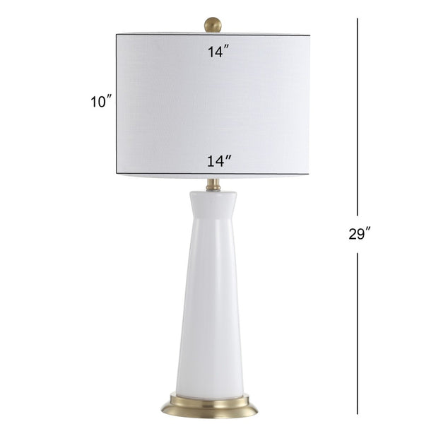 HomeRoots 30" Gold Table Lamp with Elegant Globe Shade - Modern LED Accent for Home & Office Decor 715942