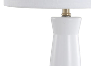 HomeRoots 30" Gold Table Lamp with Elegant Globe Shade - Modern LED Accent for Home & Office Decor 715942