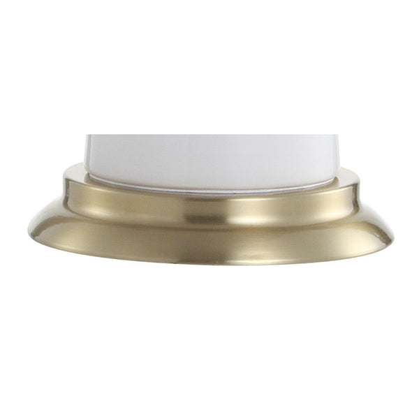 HomeRoots 30" Gold Table Lamp with Elegant Globe Shade - Modern LED Accent for Home & Office Decor 715942