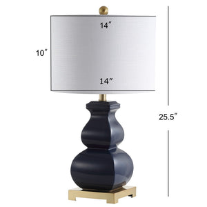 HomeRoots 26" Gold Table Lamp with Elegant Globe Shade - Modern Design for Living Room, Bedroom & Office Decor 715946