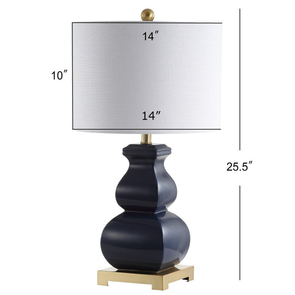 HomeRoots 26" Gold Table Lamp with Elegant Globe Shade - Modern Design for Living Room, Bedroom & Office Decor 715946