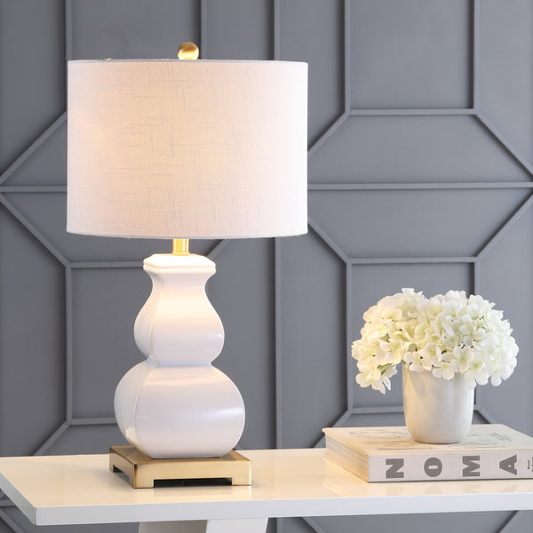 HomeRoots 24" Elegant Gold Table Lamp with Globe Shade - Modern Iron Design for Ambient Lighting & Style 715947