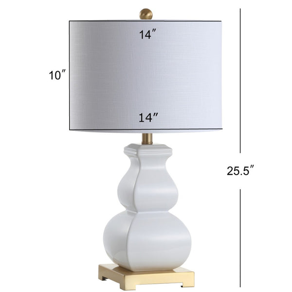 HomeRoots 24" Elegant Gold Table Lamp with Globe Shade - Modern Iron Design for Ambient Lighting & Style 715947