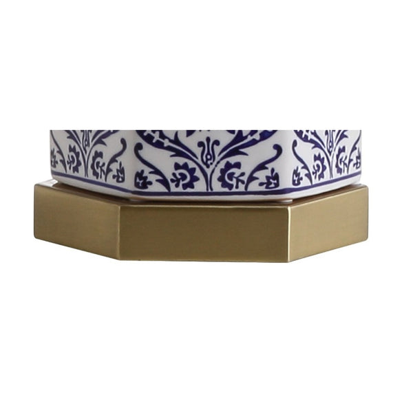 HomeRoots 25" Gold Table Lamp with Globe Shade - Modern LED Design for Elegant Ambient Lighting in Any Room 715948