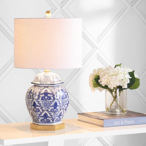 HomeRoots 28" Gold Contemporary Table Lamp with Linen Globe Shade - Chic Lighting for Home & Office Décor 715949