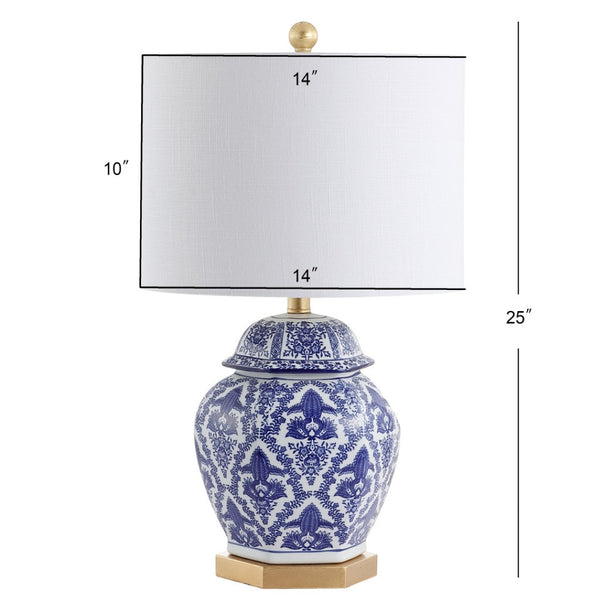 HomeRoots 28" Gold Contemporary Table Lamp with Linen Globe Shade - Chic Lighting for Home & Office Décor 715949
