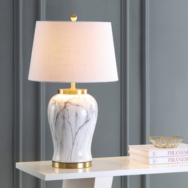 HomeRoots 31" Gold Table Lamp with Globe Shade – Chic LED Design for Elegant Home Lighting & Décor 715950