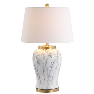 HomeRoots 31" Gold Table Lamp with Globe Shade – Chic LED Design for Elegant Home Lighting & Décor 715950