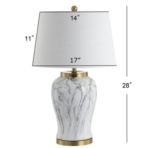 HomeRoots 31" Gold Table Lamp with Globe Shade – Chic LED Design for Elegant Home Lighting & Décor 715950