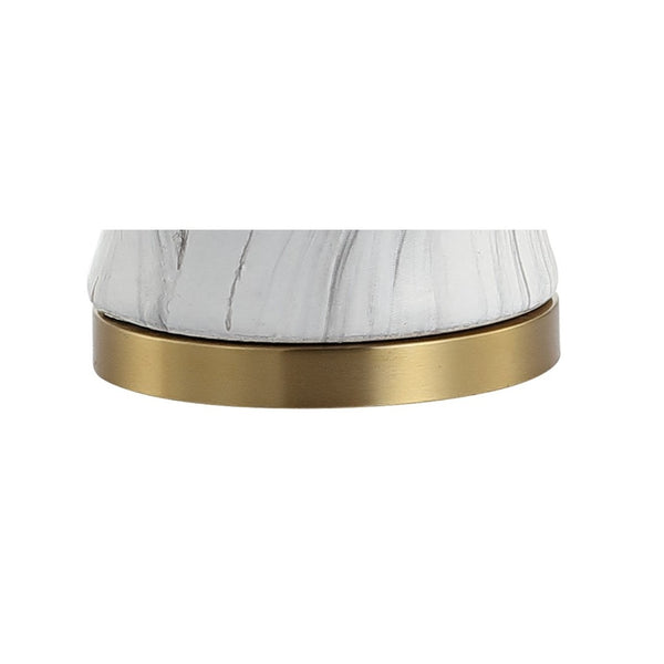 HomeRoots 31" Gold Table Lamp with Globe Shade – Chic LED Design for Elegant Home Lighting & Décor 715950