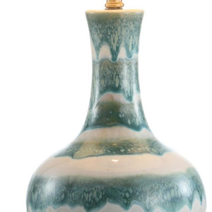 HomeRoots 29" Elegant White Table Lamp with Globe Linen Shade - Modern LED Accent Light for Home Decor 715952