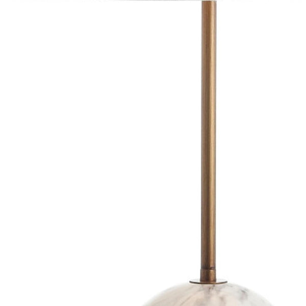 HomeRoots 34" Gold Novelty Table Lamp with Empire Shade – Elegant Ambient Lighting for Any Room Decor Style 715953
