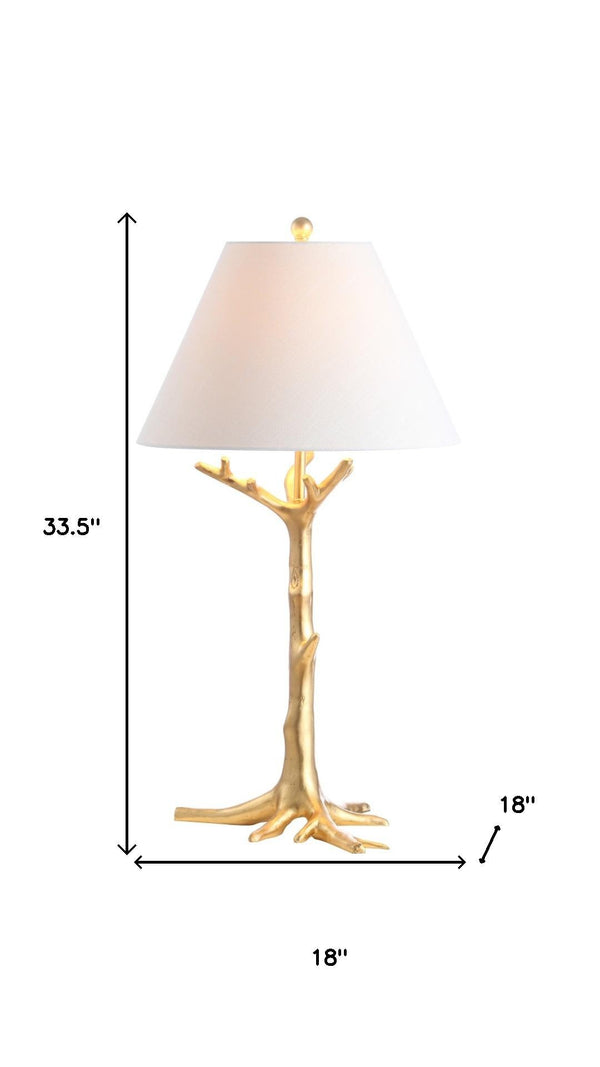 HomeRoots 26" Clear Novelty Table Lamp – Modern Glam LED Lighting with Elegant Drum Shade & Built-in Outlet 715961