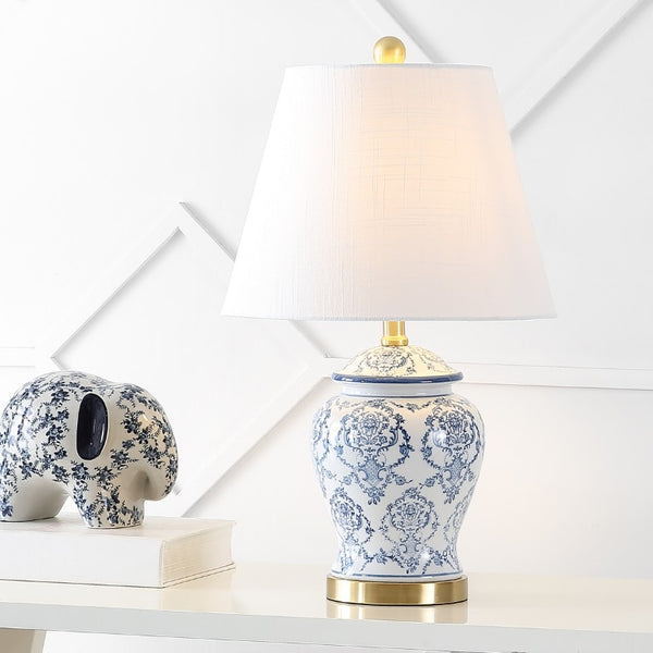 22 Inch Urn Table Lamp with Classic Empire Shade for Elegant and Stylish Living Spaces