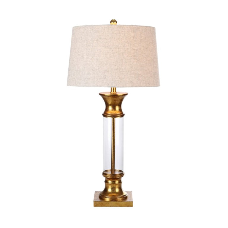 Set of Two 32 Inch Novelty Table Lamps with Elegant Drum Shades for Stylish Home Decor Accents