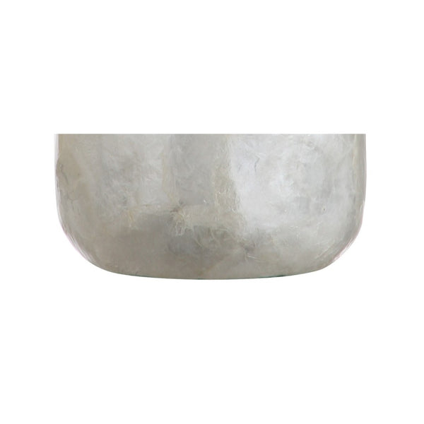 HomeRoots 27" Silver Novelty Table Lamp with Elegant Empire Shade - Modern Coastal Lighting for Your Space 715966
