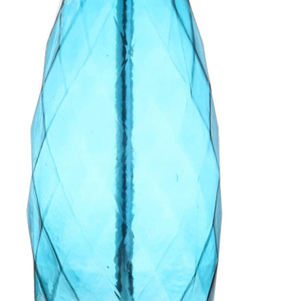 HomeRoots 19" Clear Table Lamp LED - Modern Crystal Base with White Drum Shade for Elegant Ambient Lighting 715969