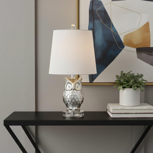 HomeRoots 29" Gold Novelty Table Lamp - Elegant Globe Shade, USB Charging & Timeless Modern Design for Any Room 715971