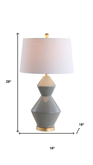 HomeRoots 21" Silver Novelty Table Lamp with Globe Shade - Modern Elegance, Soft Light for Any Room Decor 715974
