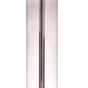 Set of Two Silver Finish Table Lamps with Empire Shades for Elegant Home Decor