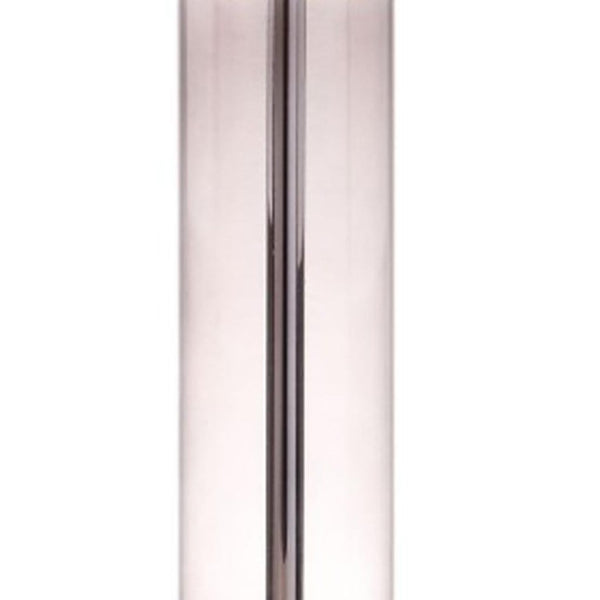 Set of Two Silver Finish Table Lamps with Empire Shades for Elegant Home Decor