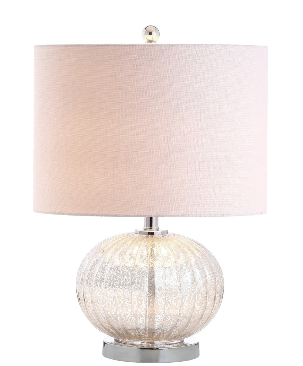 HomeRoots 26" Cream Ceramic Table Lamp with Elegant Drum Shade - LED-Compatible, Stylish & Versatile Design 715979