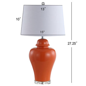 HomeRoots 28" Silver Table Lamp – Elegant LED Drum Shade for Modern Ambiance in Living Rooms & Bedrooms 715987