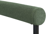 Louie Green Boucle Fabric Dining Chair 715Green-C Meridian Furniture