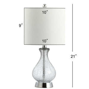 HomeRoots 22" Modern White Table Lamp with Rattan Shade – Stylish LED Illumination for Home & Office Decor 716016