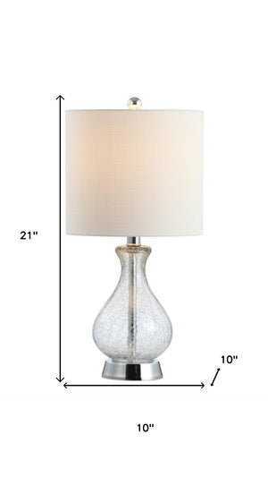 HomeRoots 22" Modern White Table Lamp with Rattan Shade – Stylish LED Illumination for Home & Office Decor 716016