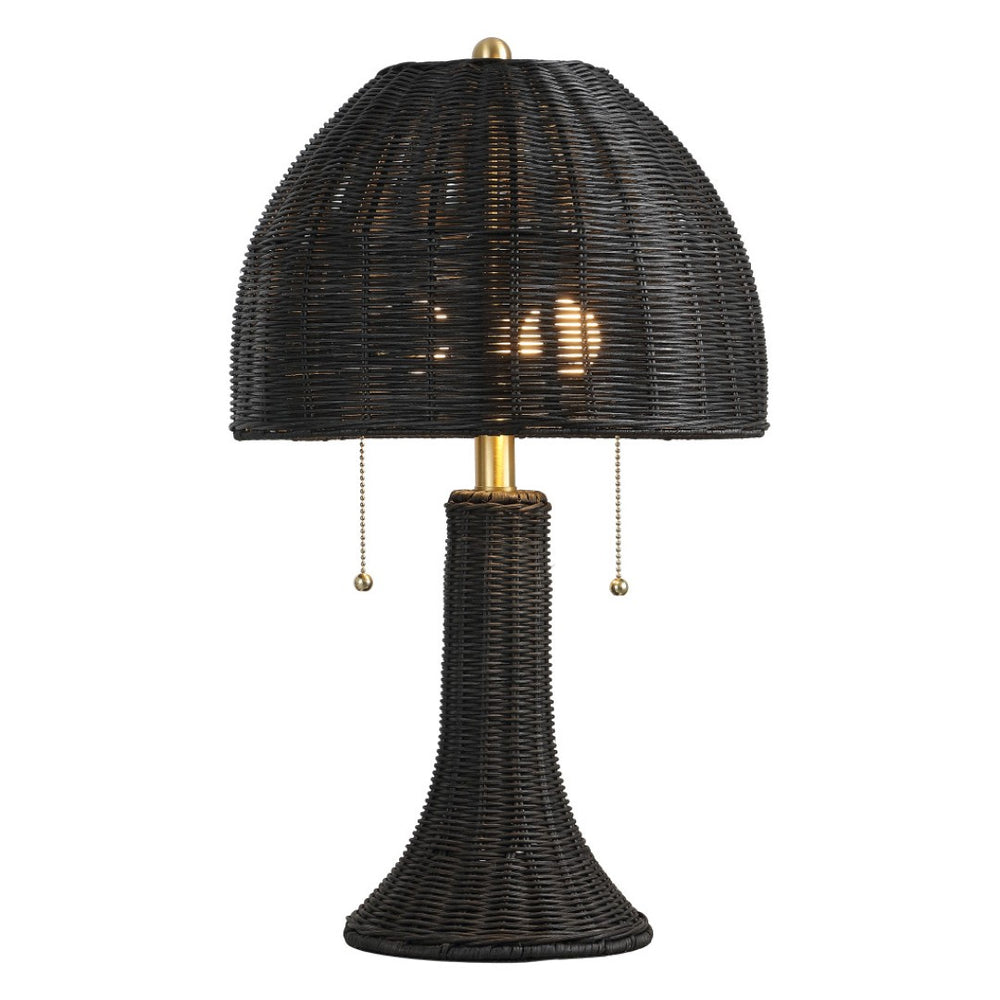 HomeRoots 25" Gold Urn Table Lamp - Elegant LED Design with Classic Empire Shade for Ambient Home Lighting 716024
