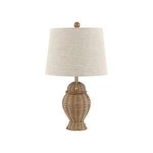 Set of Two Warm Beige Urn Table Lamps Featuring Classic Empire Shades for Living Rooms