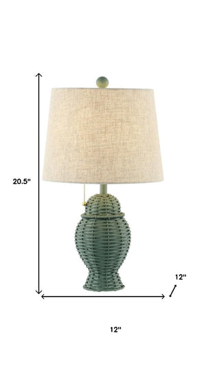 Set of Two Urn Table Lamps with Empire Shades for Classic and Elegant Bedroom Lighting Decor