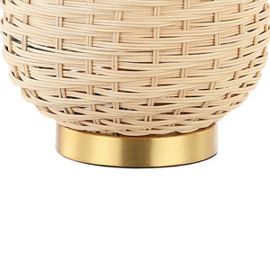HomeRoots 25" Antiqued Bronze Urn Table Lamp with Elegant Empire Shade for Warm Ambient Lighting & Style 716025