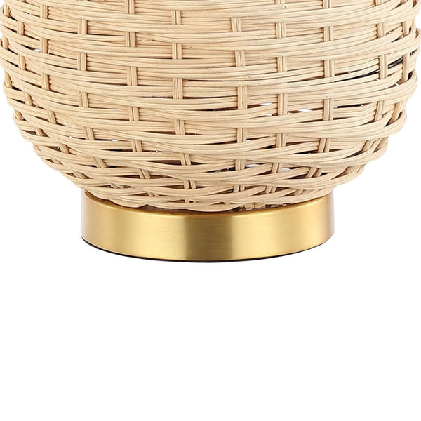 HomeRoots 25" Antiqued Bronze Urn Table Lamp with Elegant Empire Shade for Warm Ambient Lighting & Style 716025