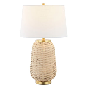 HomeRoots 25" Antiqued Bronze Urn Table Lamp with Elegant Empire Shade for Warm Ambient Lighting & Style 716025