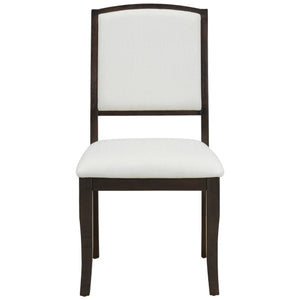 English Elm TOPMAX Solid Wood Extendable Round Dining Set for Small Spaces with 16" Removable Leaf and Cushioned Chairs Beige,Espresso SP000091AAP