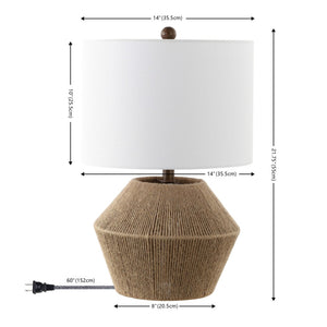 HomeRoots 27" Gold Table Lamp with Elegant Empire Shade - Perfect for Ambient Lighting in Any Room 716038